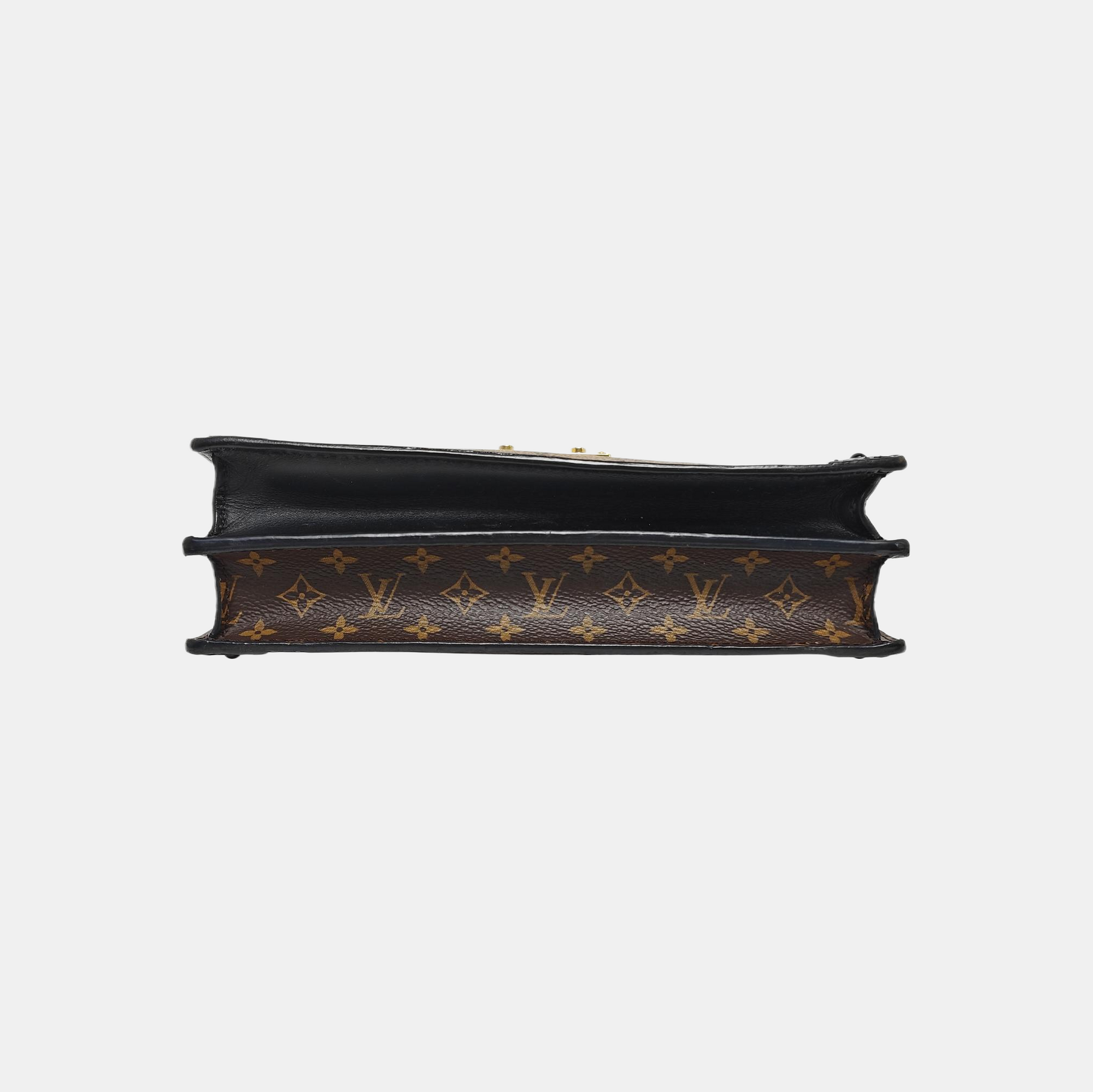 TRUNK Monogram Coated Canvas Brown