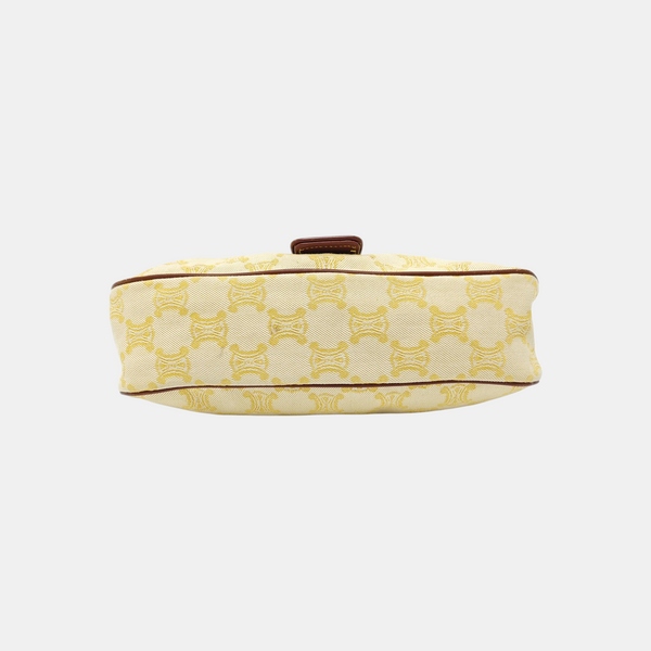 Canvas Top Handle Bag Yellow