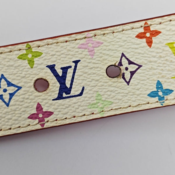 Coated Canvas Belt White