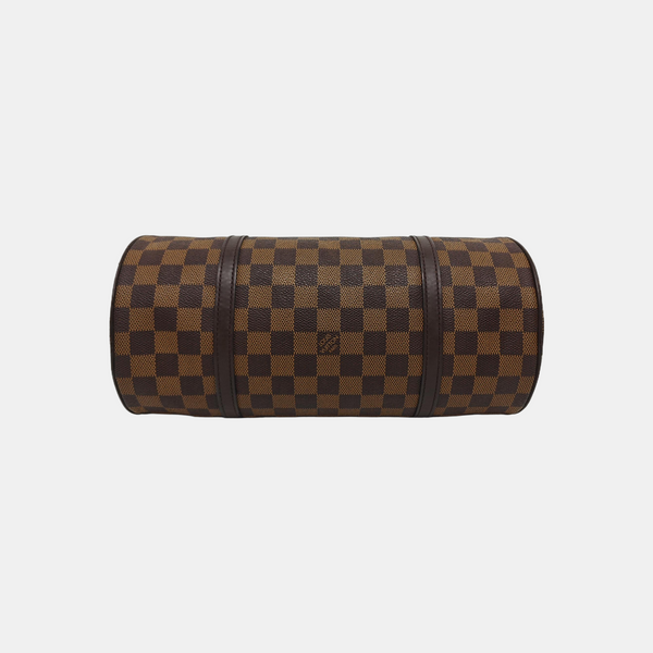 PAPILLON 30 Damier Ebene Coated Canvas Brown