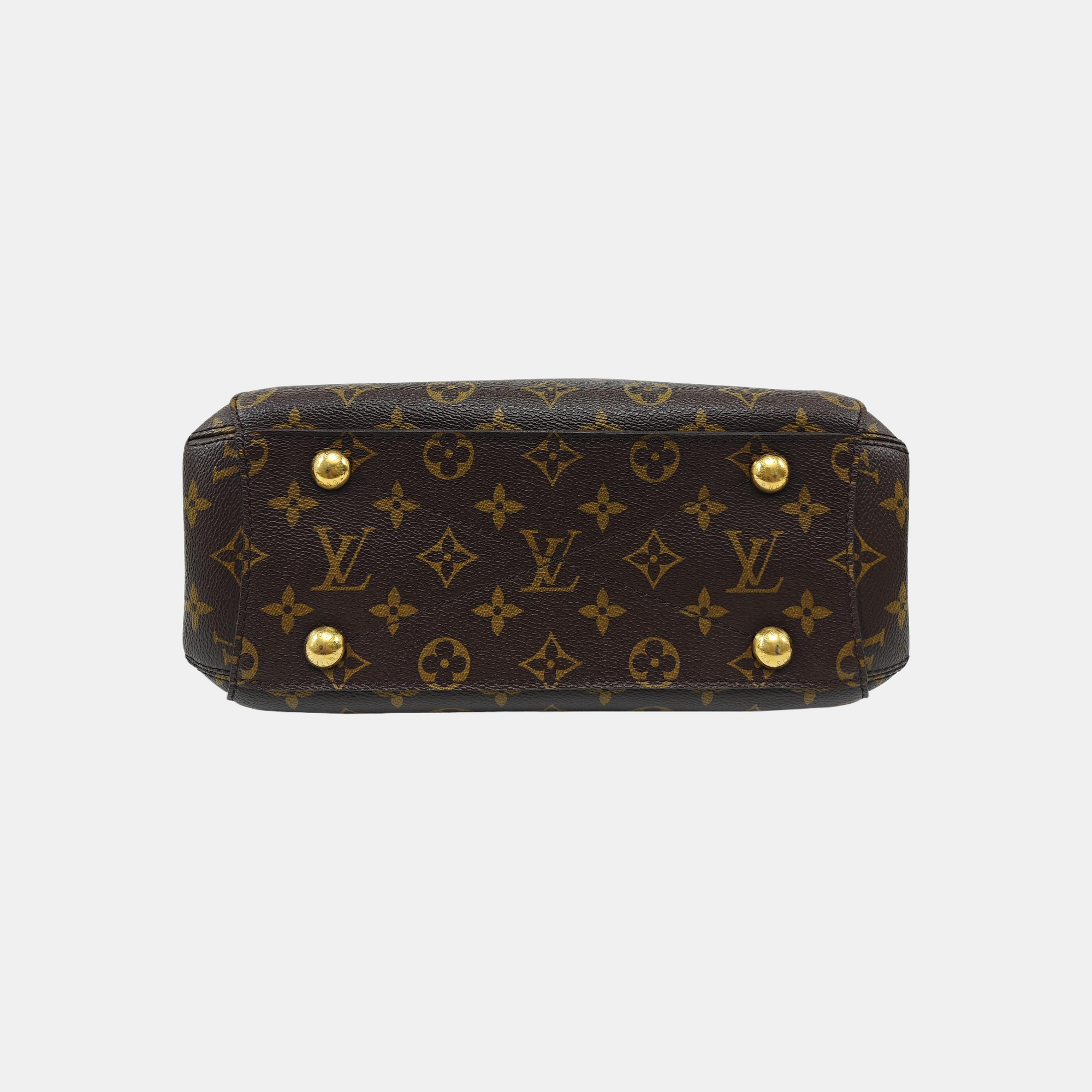 MONTAIGNE Monogram Coated Canvas Brown
