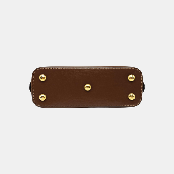 Horsebit 1955 Small Monogram Coated Canvas Beige