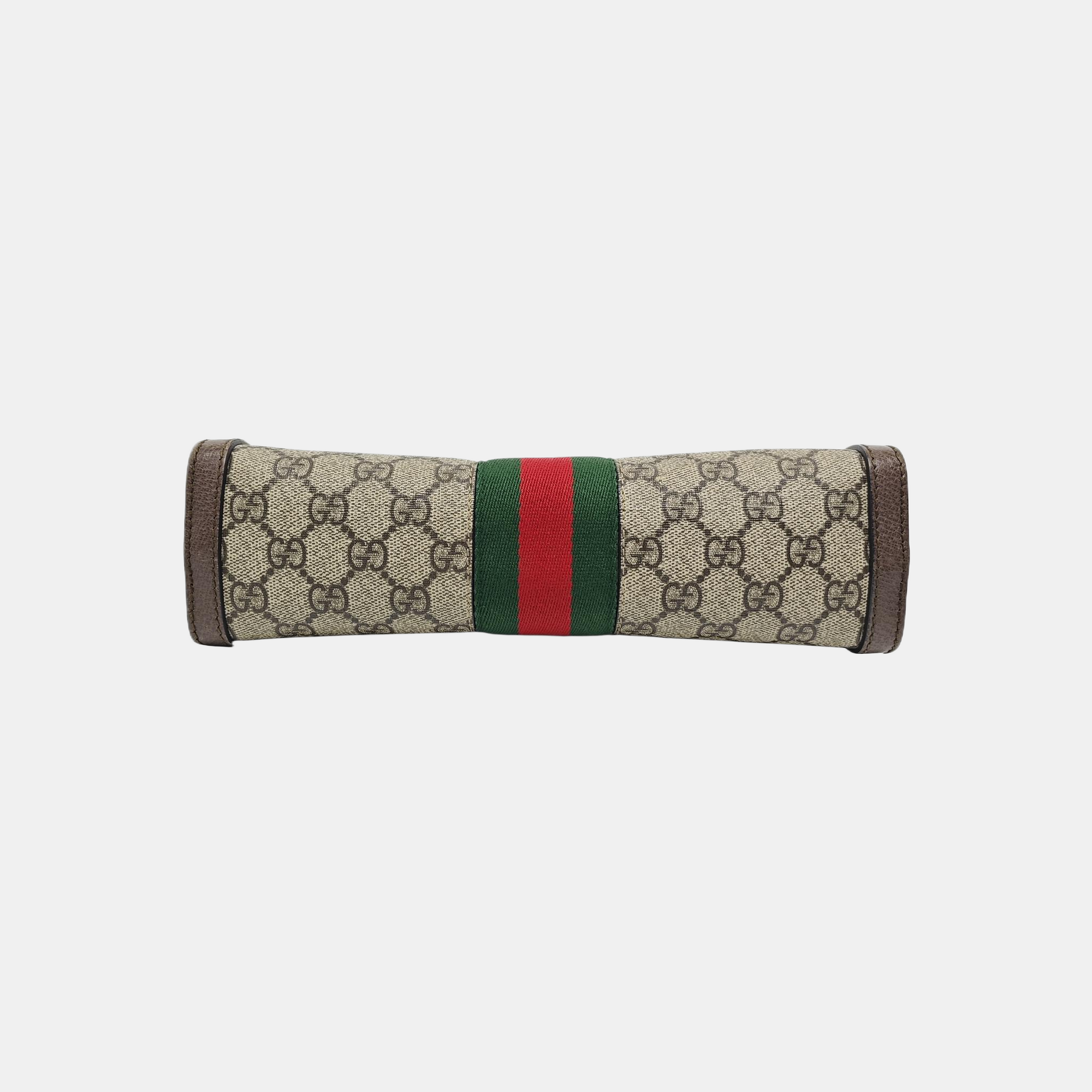 Ophidia Medium Monogram Coated Canvas Beige
