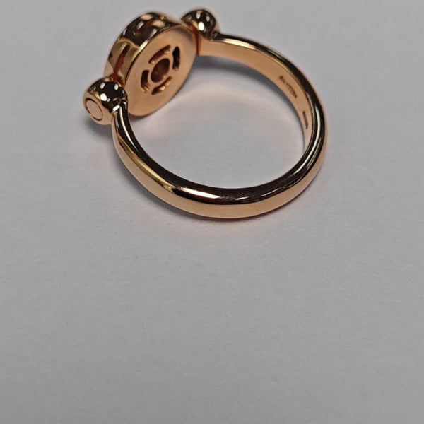 Anillo BVLGARI BVLGARI de oro rosa de 18k EU 50