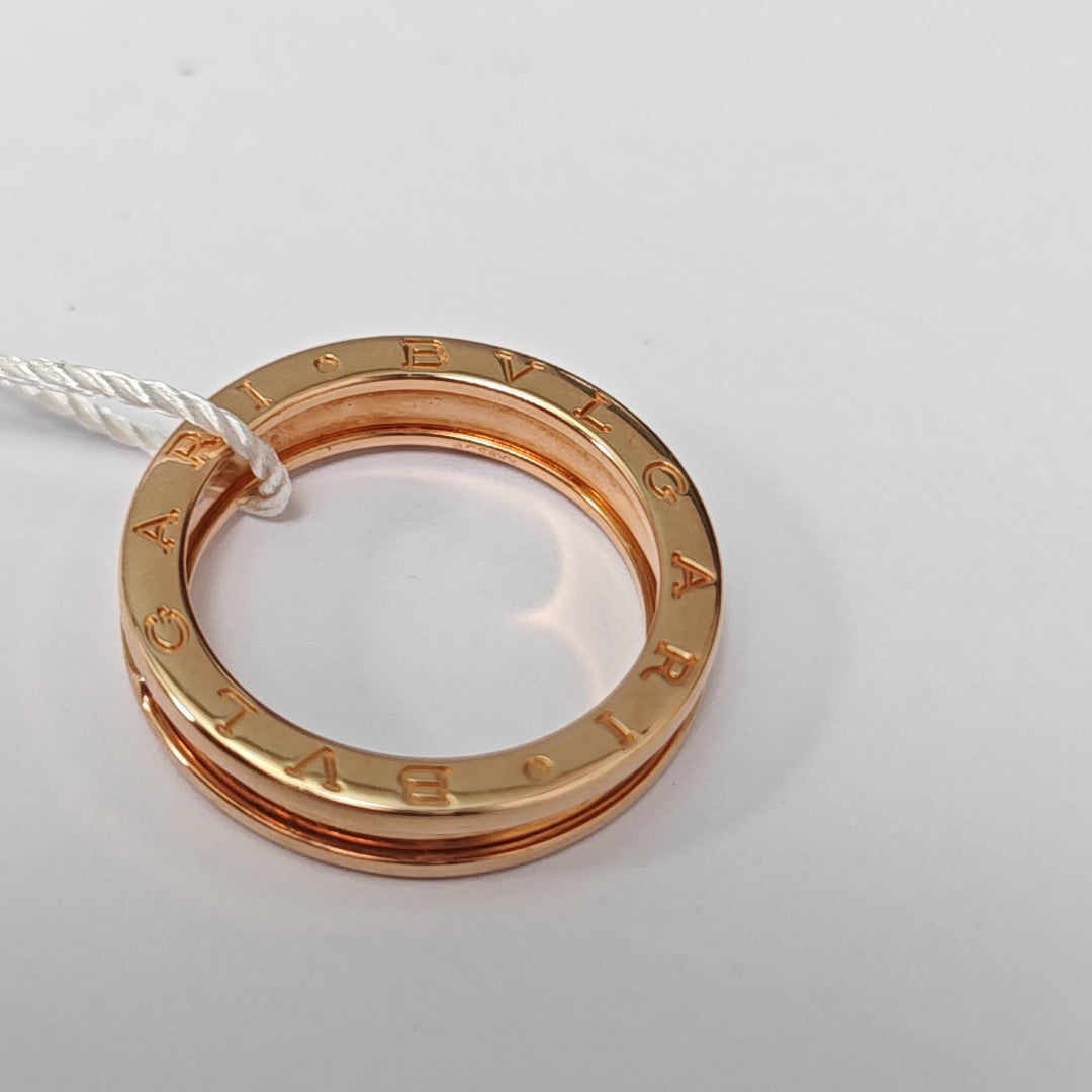 B.ZERO1 18k Rose Gold Ring EU 61