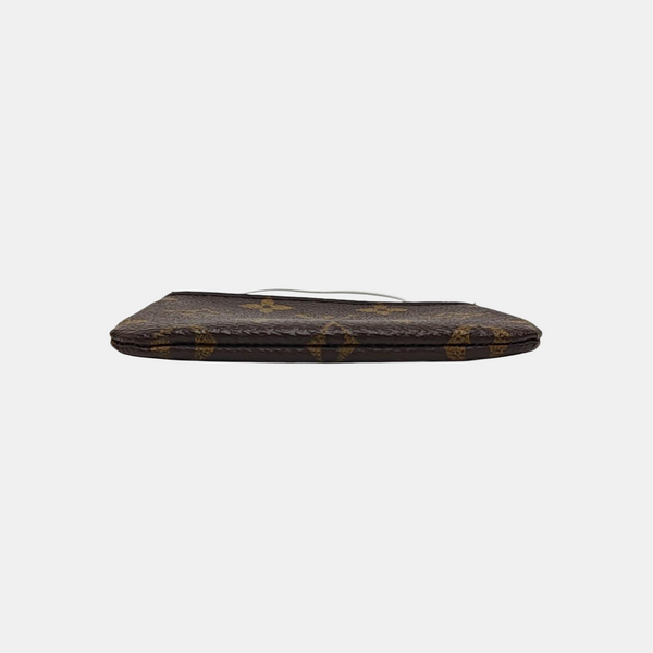 Monogram Coated Canvas Key Pouch Brown