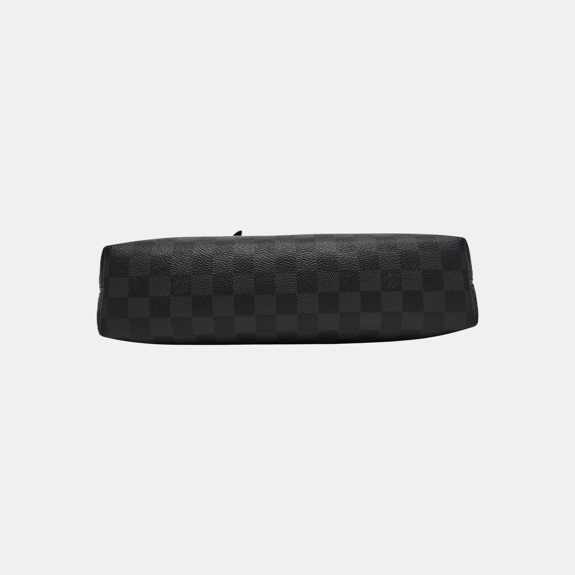 MICK Damier Graphite Coated Canvas Gray