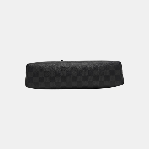 MICK Damier Graphite Coated Canvas Gray