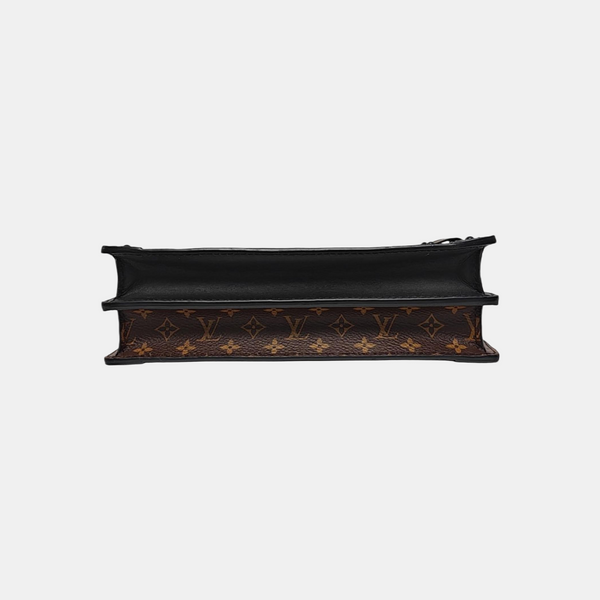 TRUNK Monogram Coated Canvas Brown