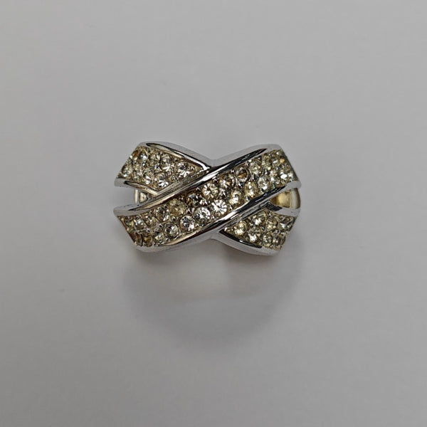 Metal Silver Clip On Earrings