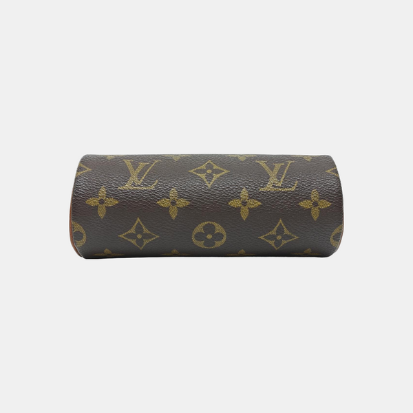 PAPILLON Mini Monogram Coated Canvas Brown