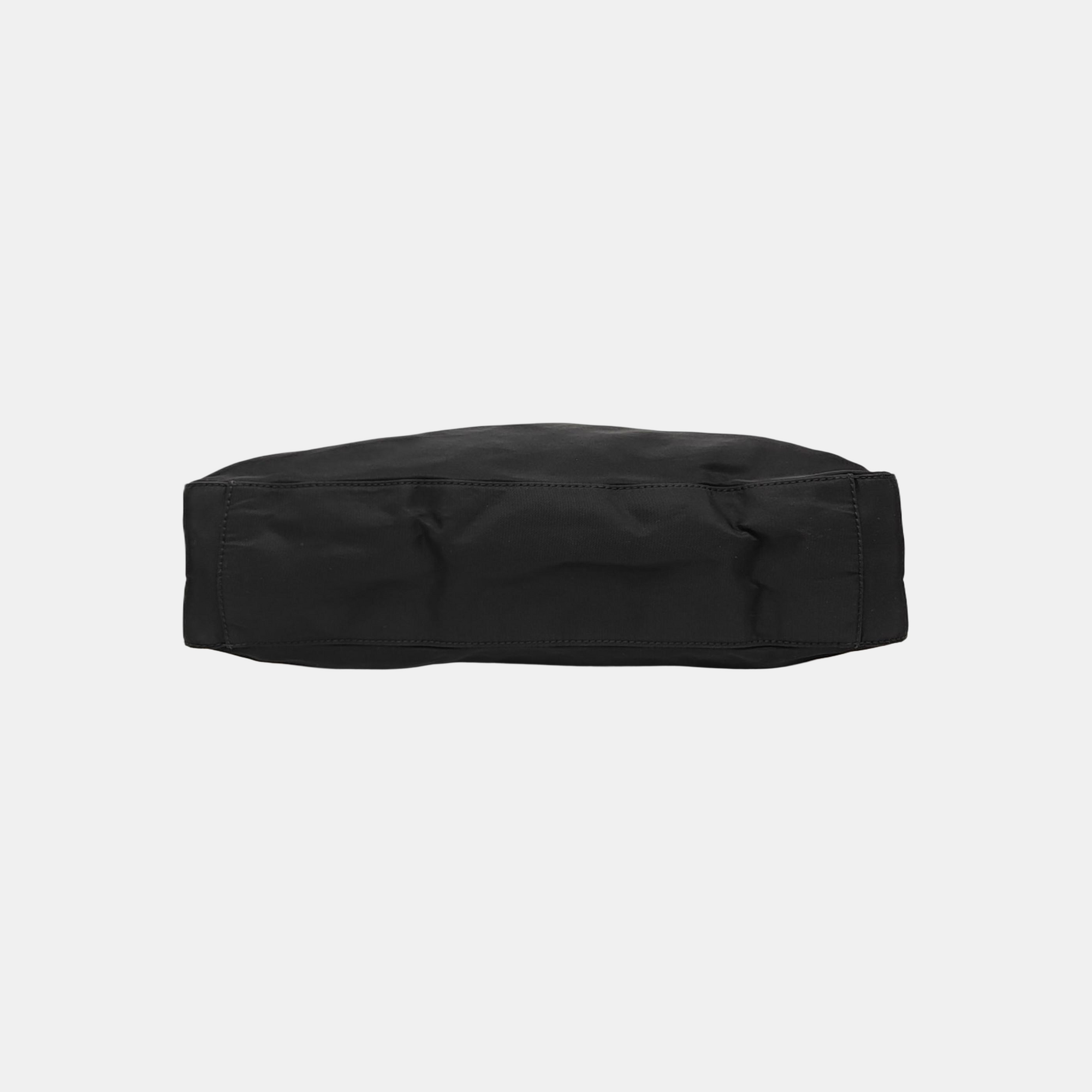 Nylon Shoulder Bag Black