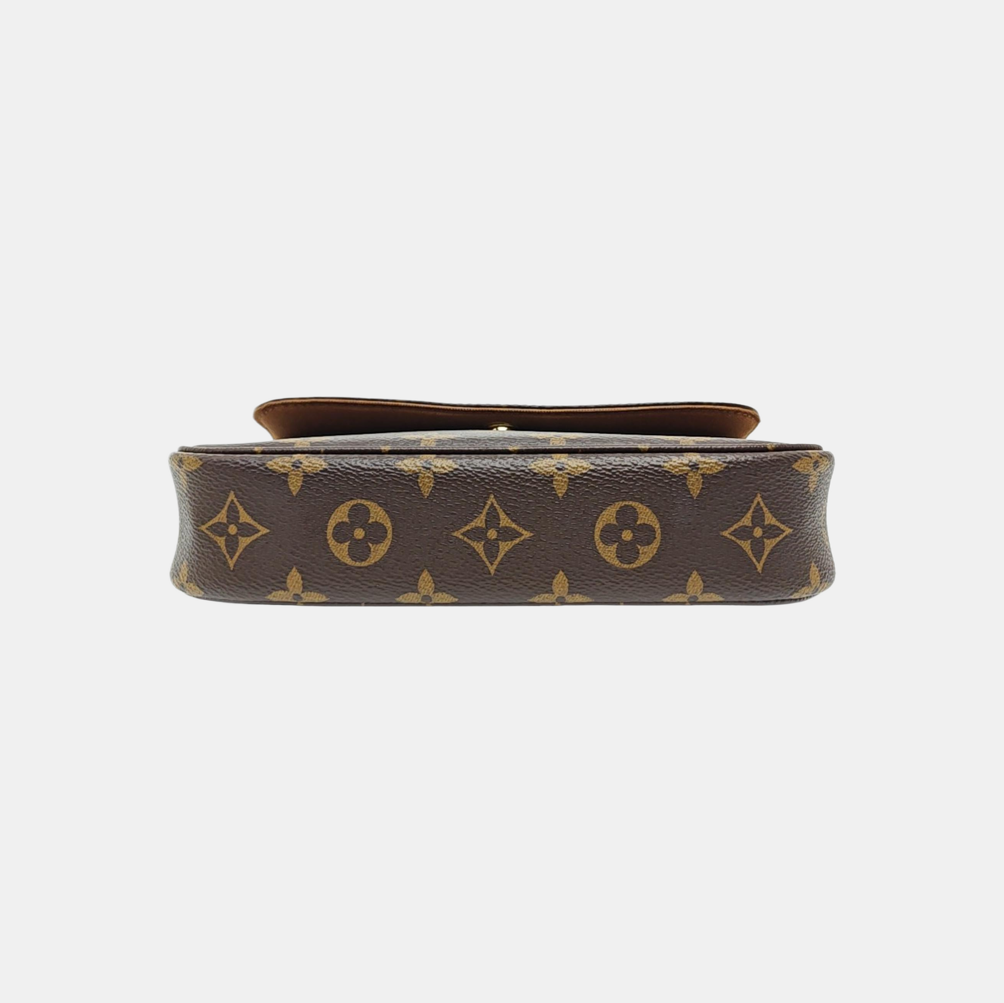 IVY Monogram Coated Canvas Brown