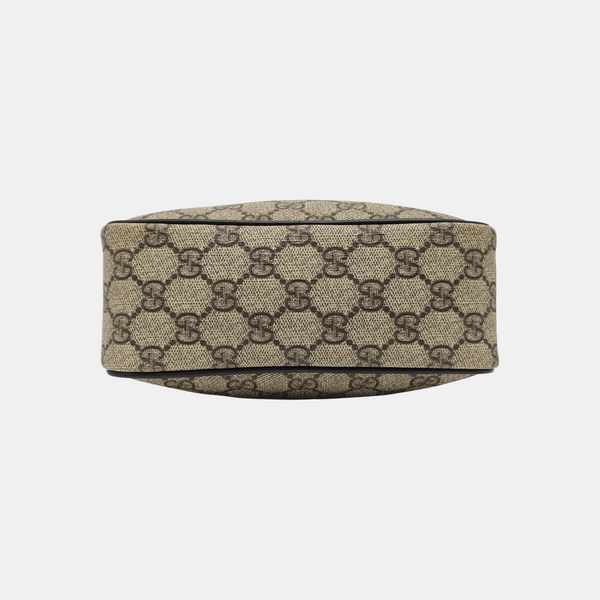 Monogram Coated Canvas Shoulder Bag Brown