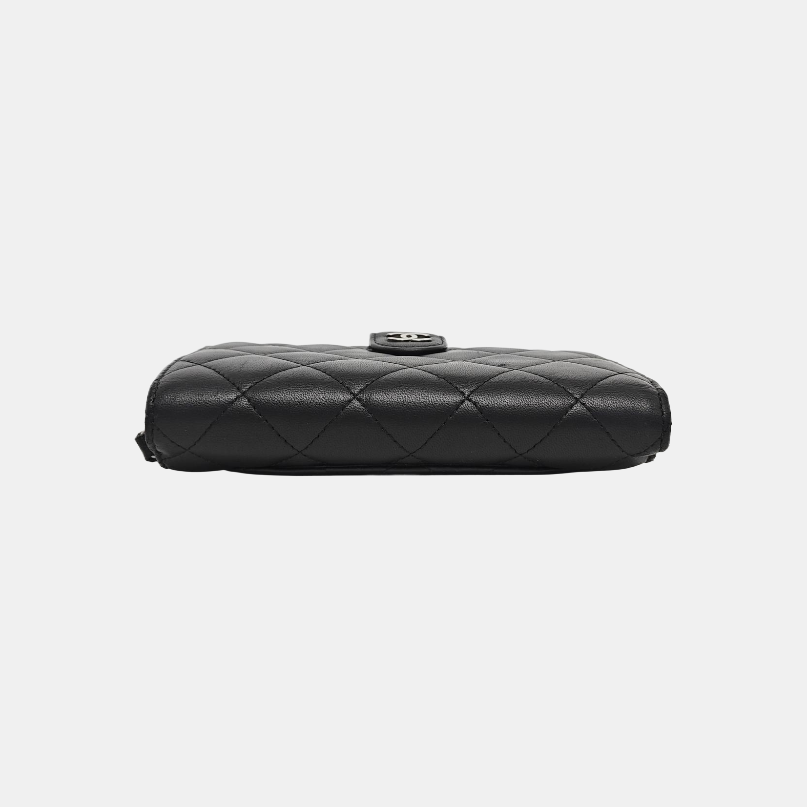 Quilted Lambskin Wallet Black