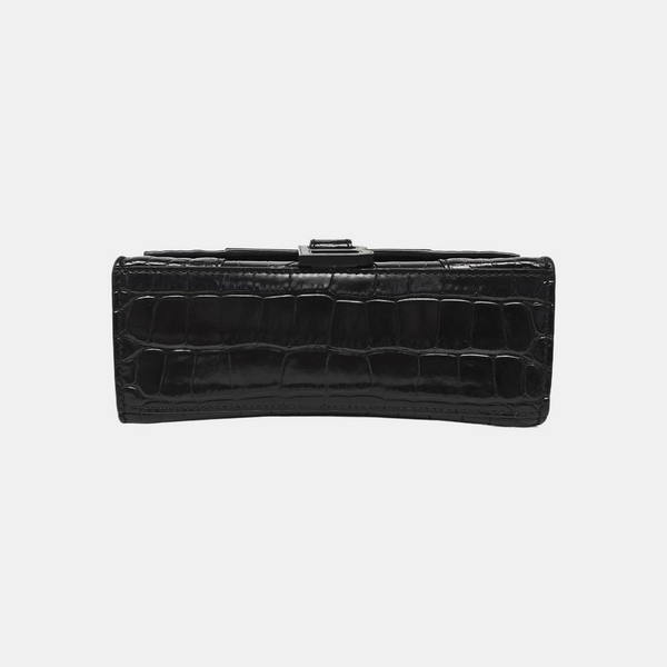 Hourglass Small Calfskin Black