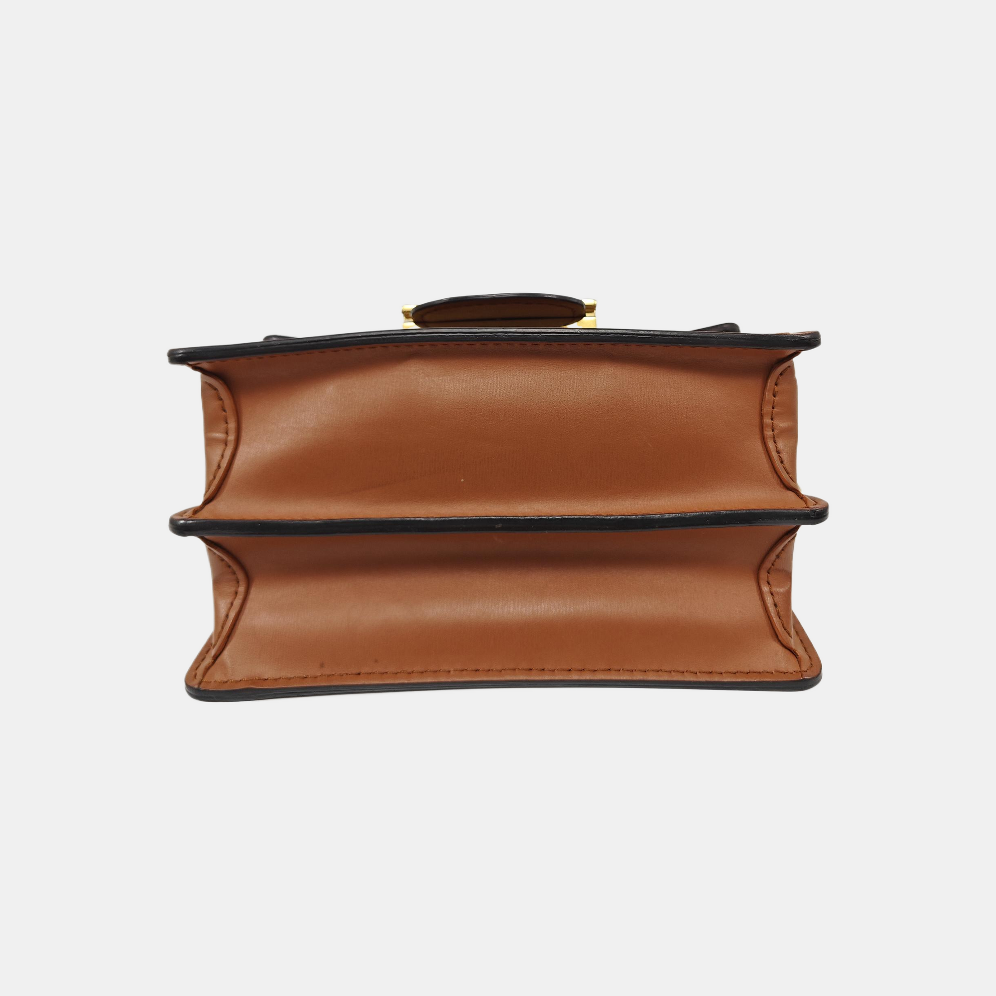 DAUPHINE Mini Coated Canvas Brown