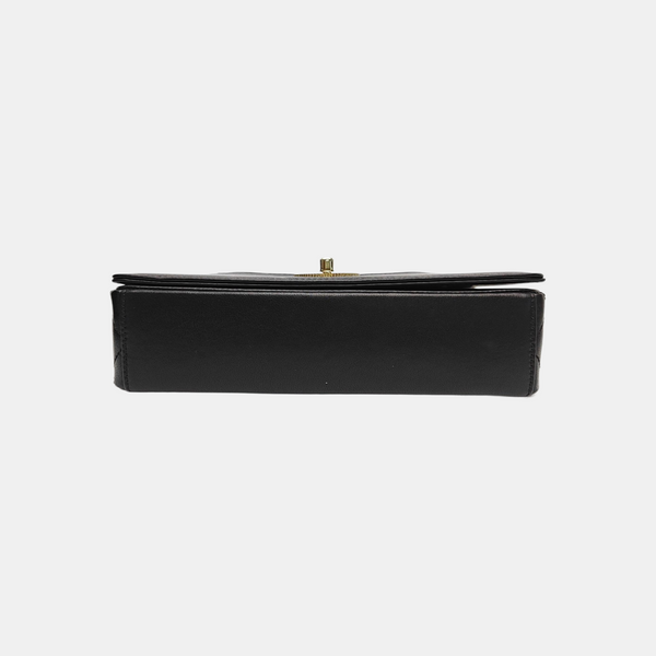 MADEMOISELLE Medium Quilted Lambskin Black