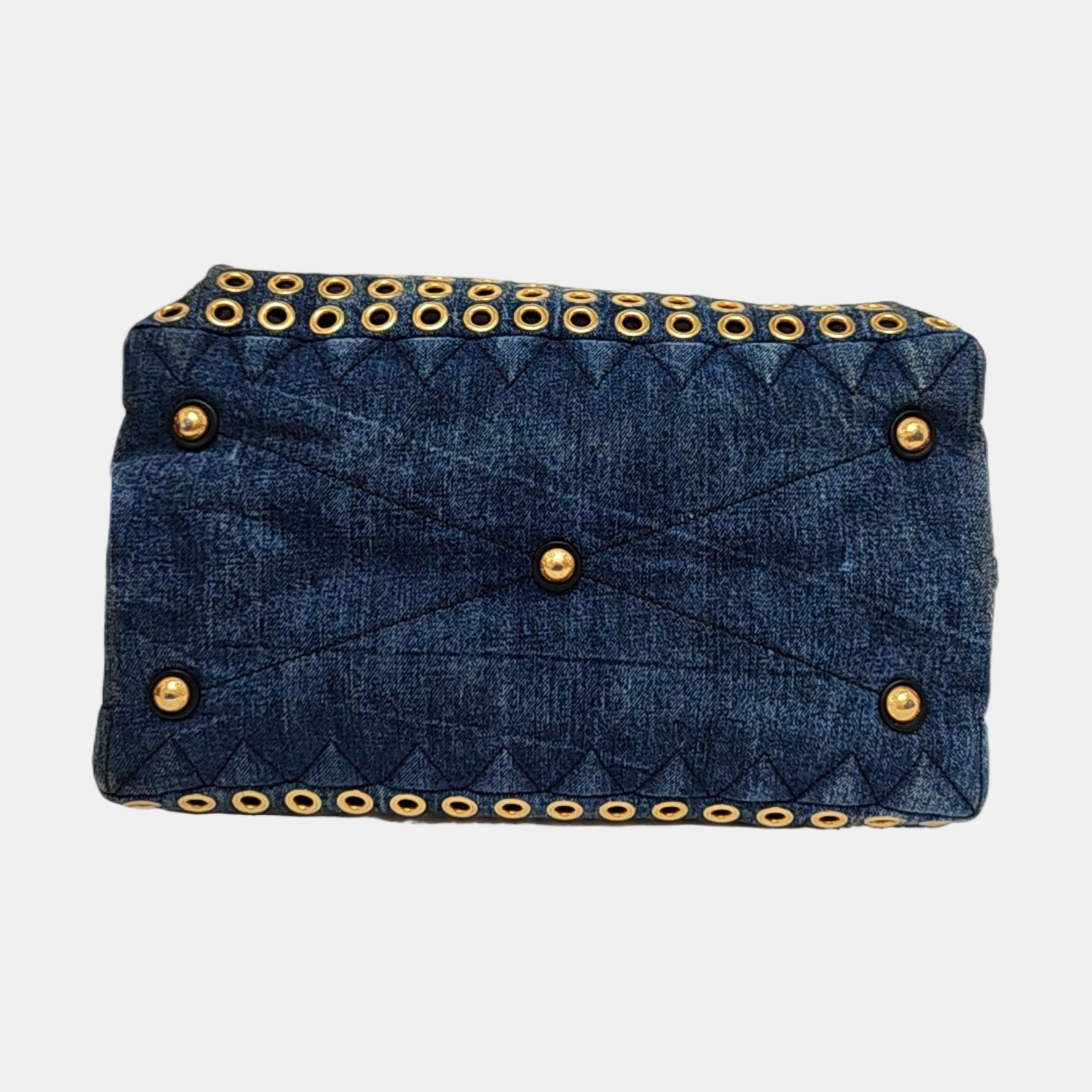 Zipper Wallet Denim Blue