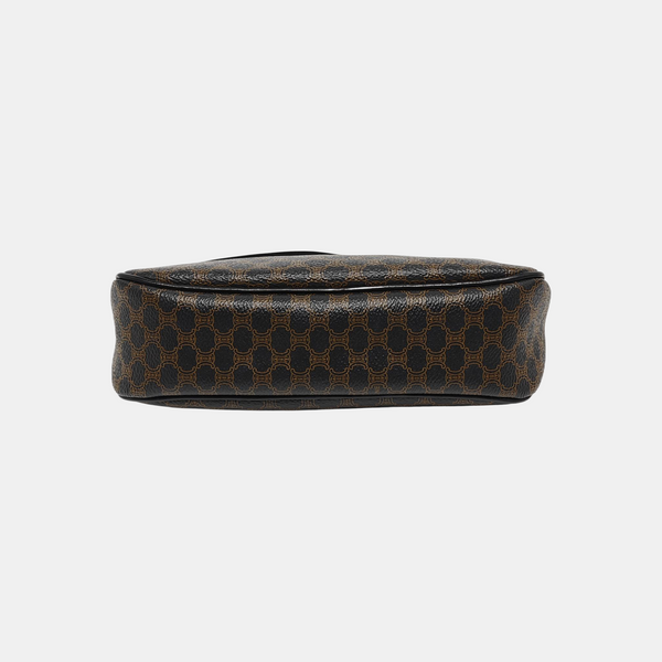Coated Canvas Top Handle Bag Mini Black