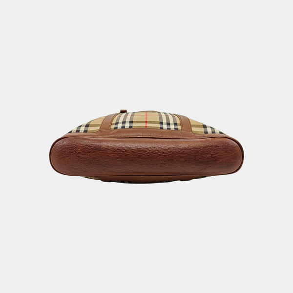 Canvas Top Handle Bag Brown