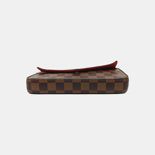 FÉLICIE Damier Ebene Coated Canvas Brown