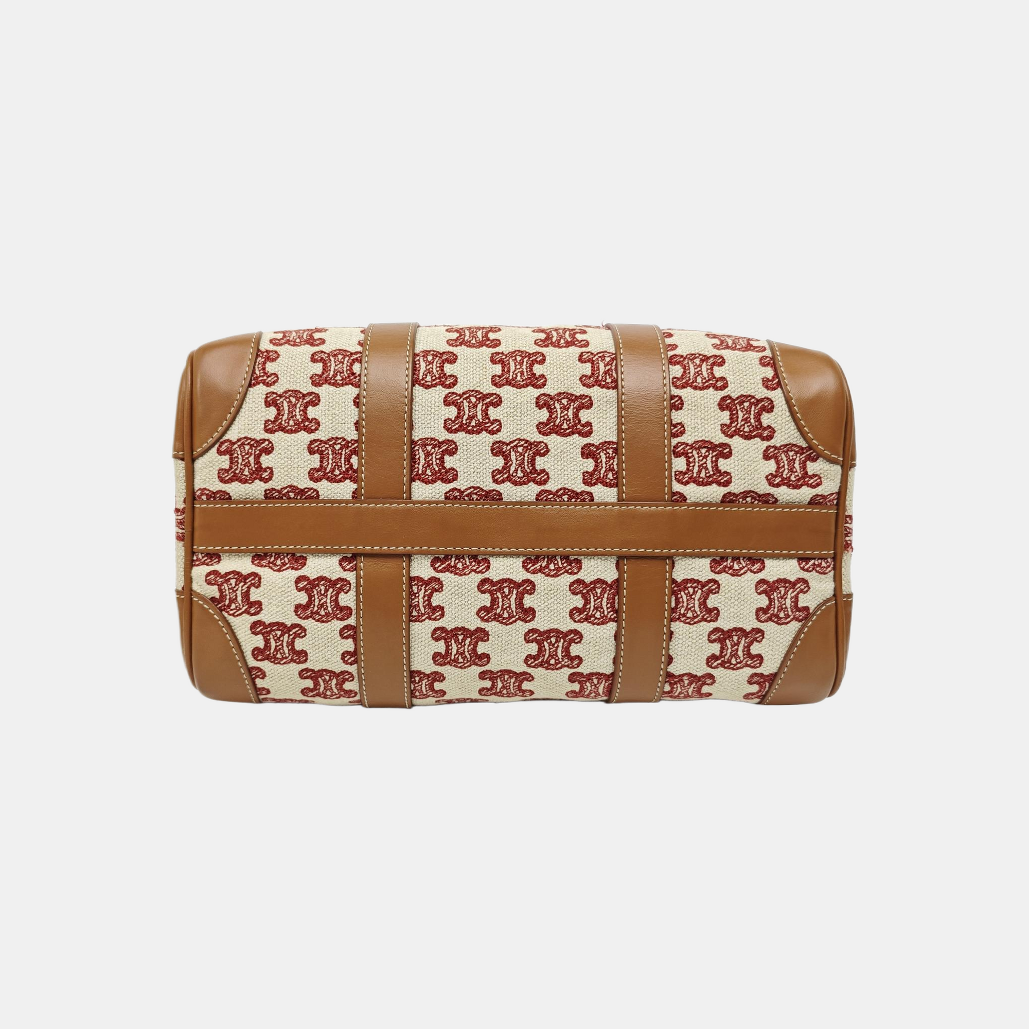 Fabric Shoulder Bag Small Brown