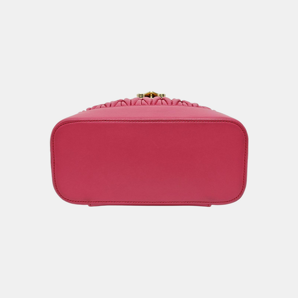 Quilted Lambskin Shoulder Bag Red