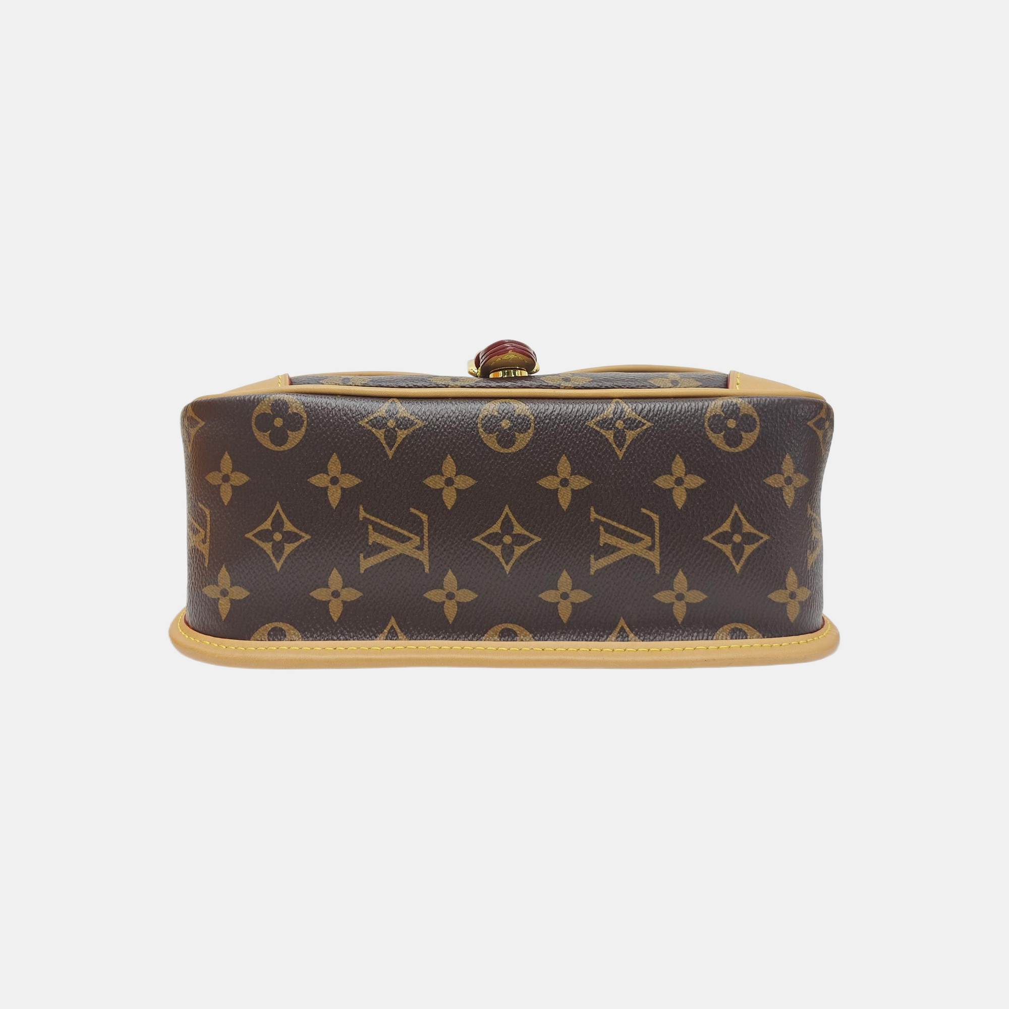 DIANE Monogram Coated Canvas Brown