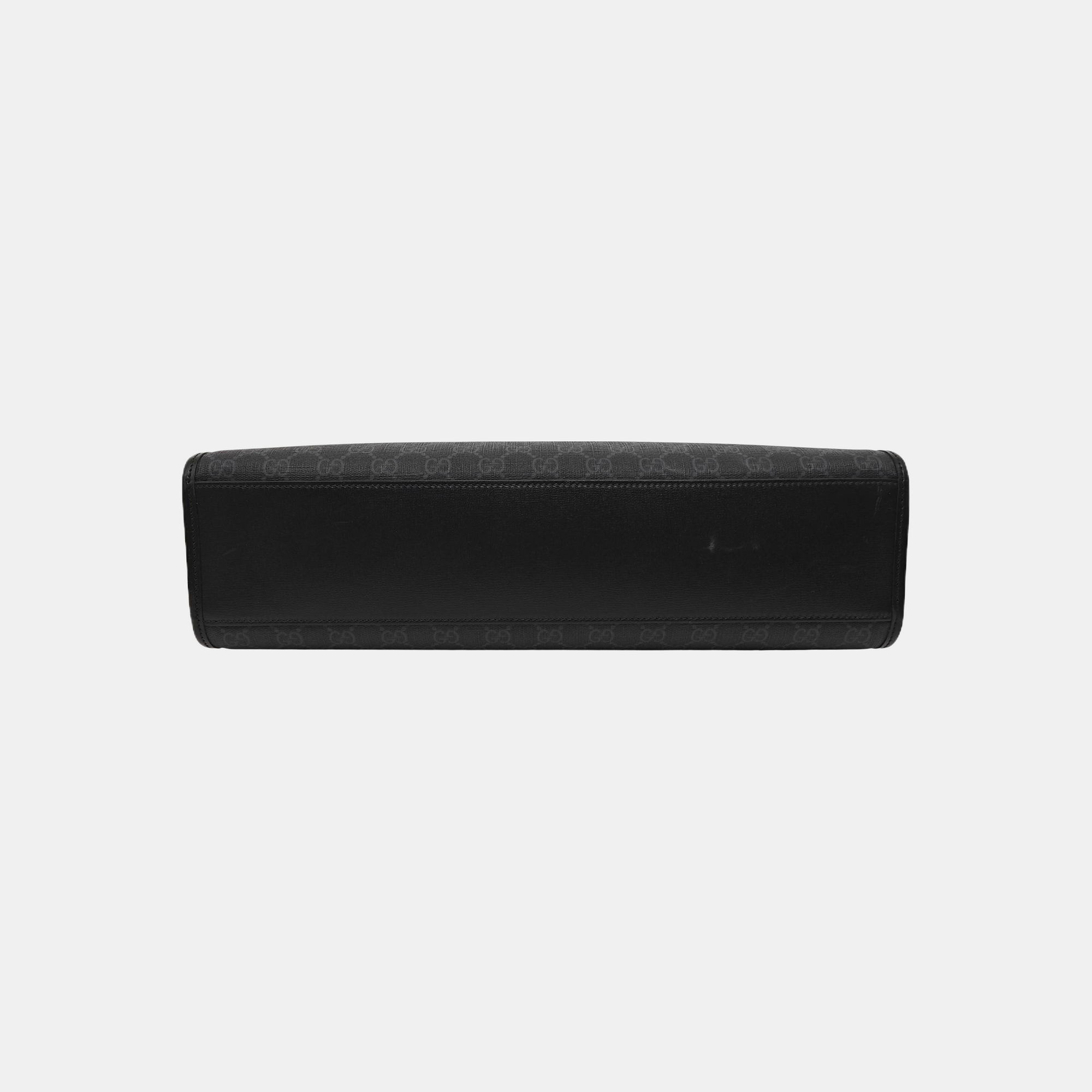 Retro Monogram Coated Canvas Black