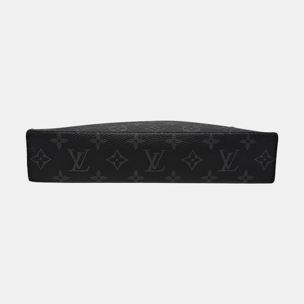 Pochette Voyag MM Monogram Coated Canvas Black