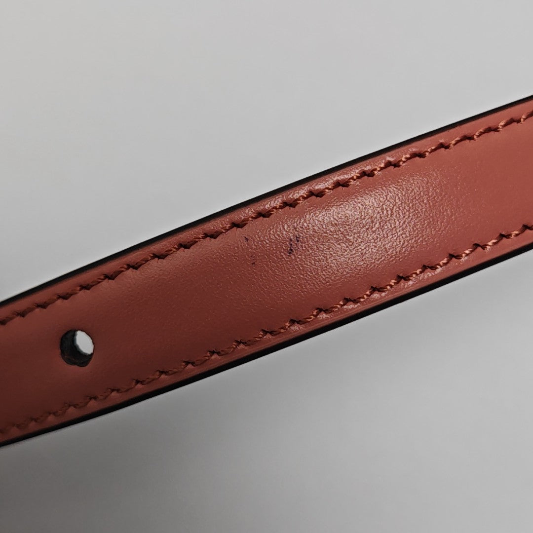 Leather Belt Red