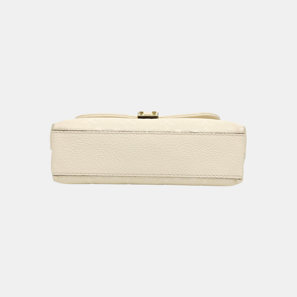 NANO MADELEINE Nano Monogram Calfskin Beige