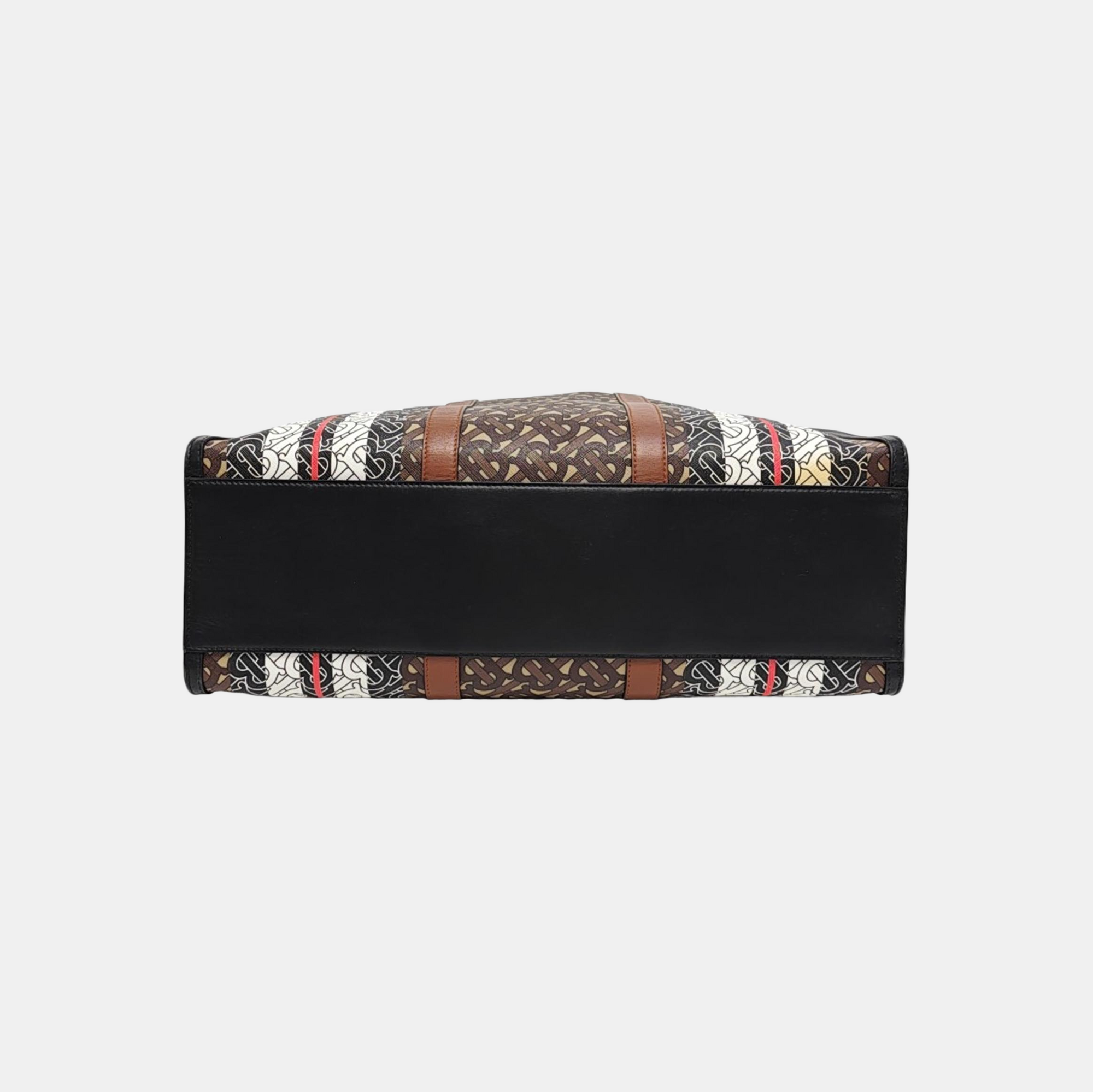 MONOGRAM Large Coated Canvas Brown