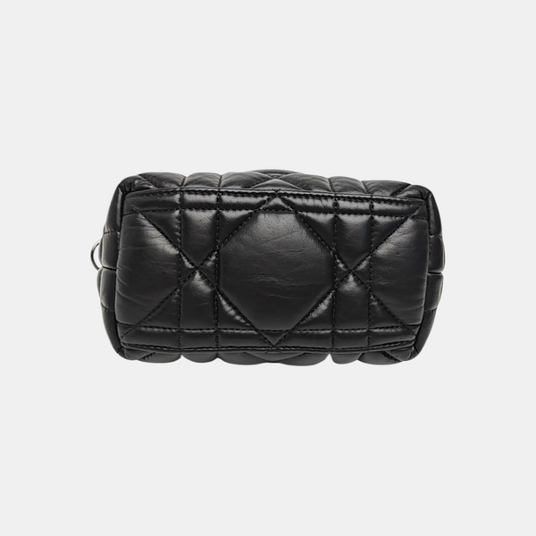 Diortravel Nomad Small Cannage Calfskin Black