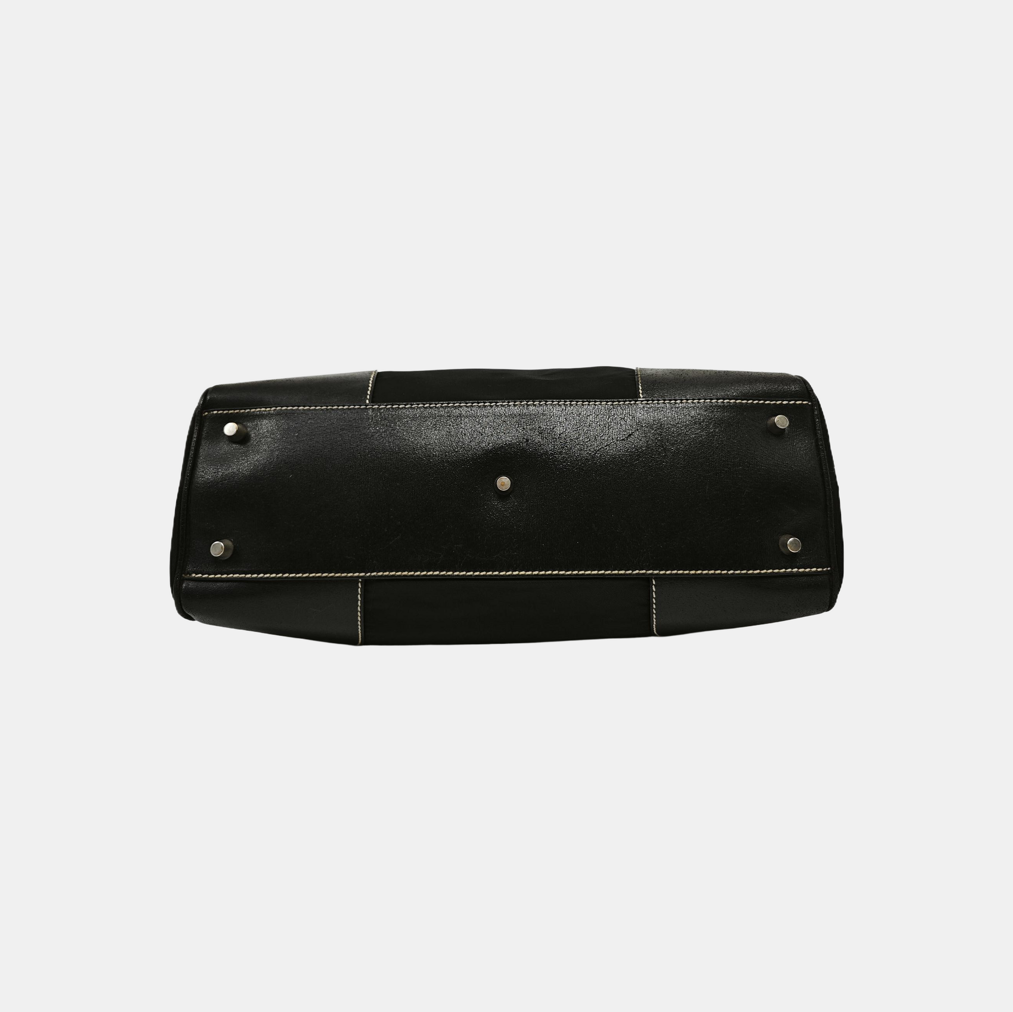 Nylon Tote Bag Black