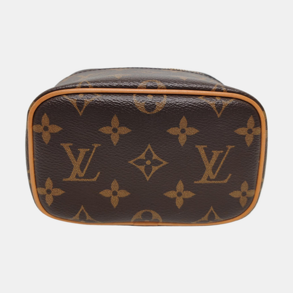 NICE Super Mini Monogram Coated Canvas Brown
