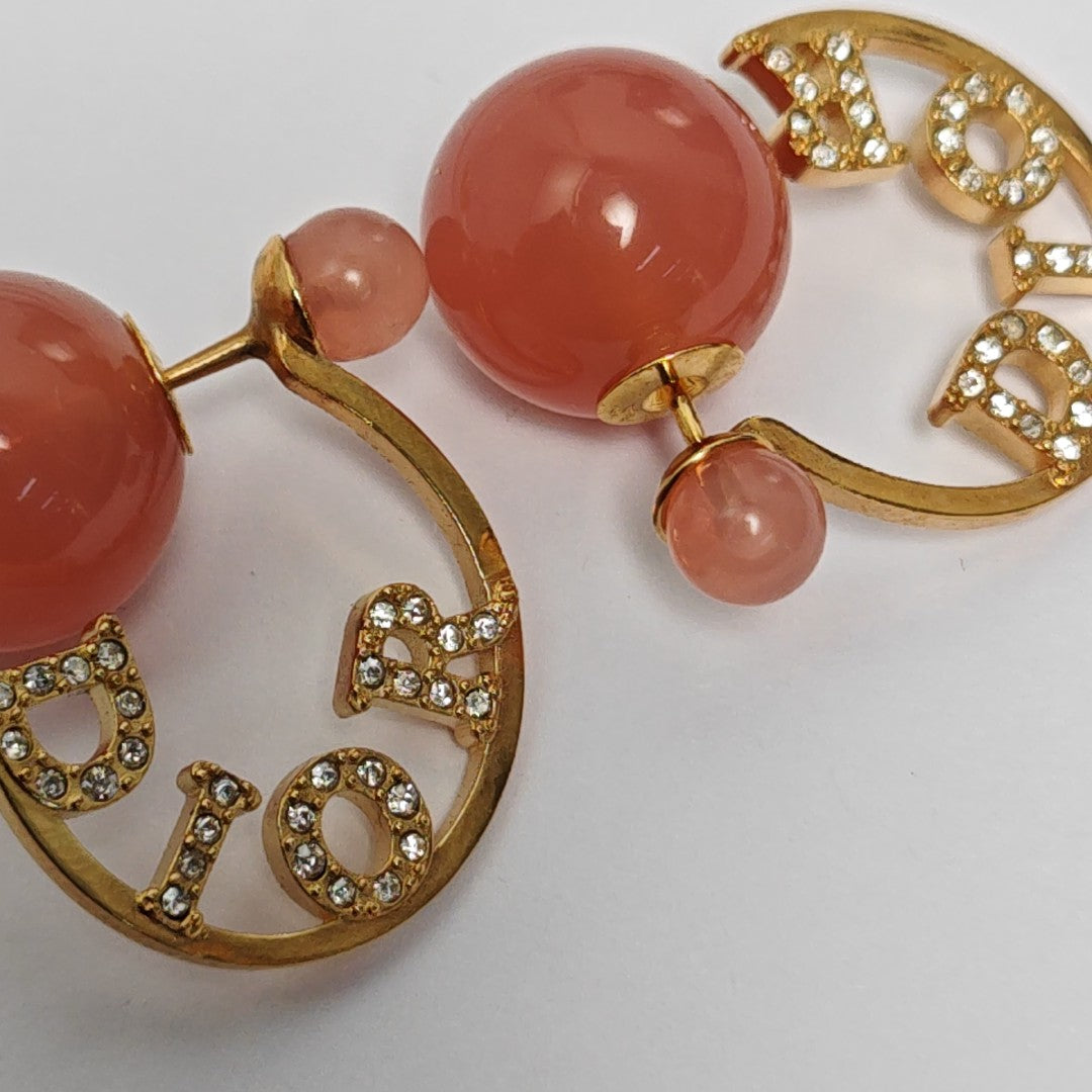Metal Gold Stud Earrings