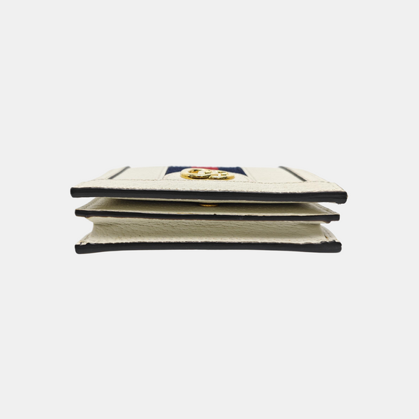 Ophidia Mini Calfskin White Wallet