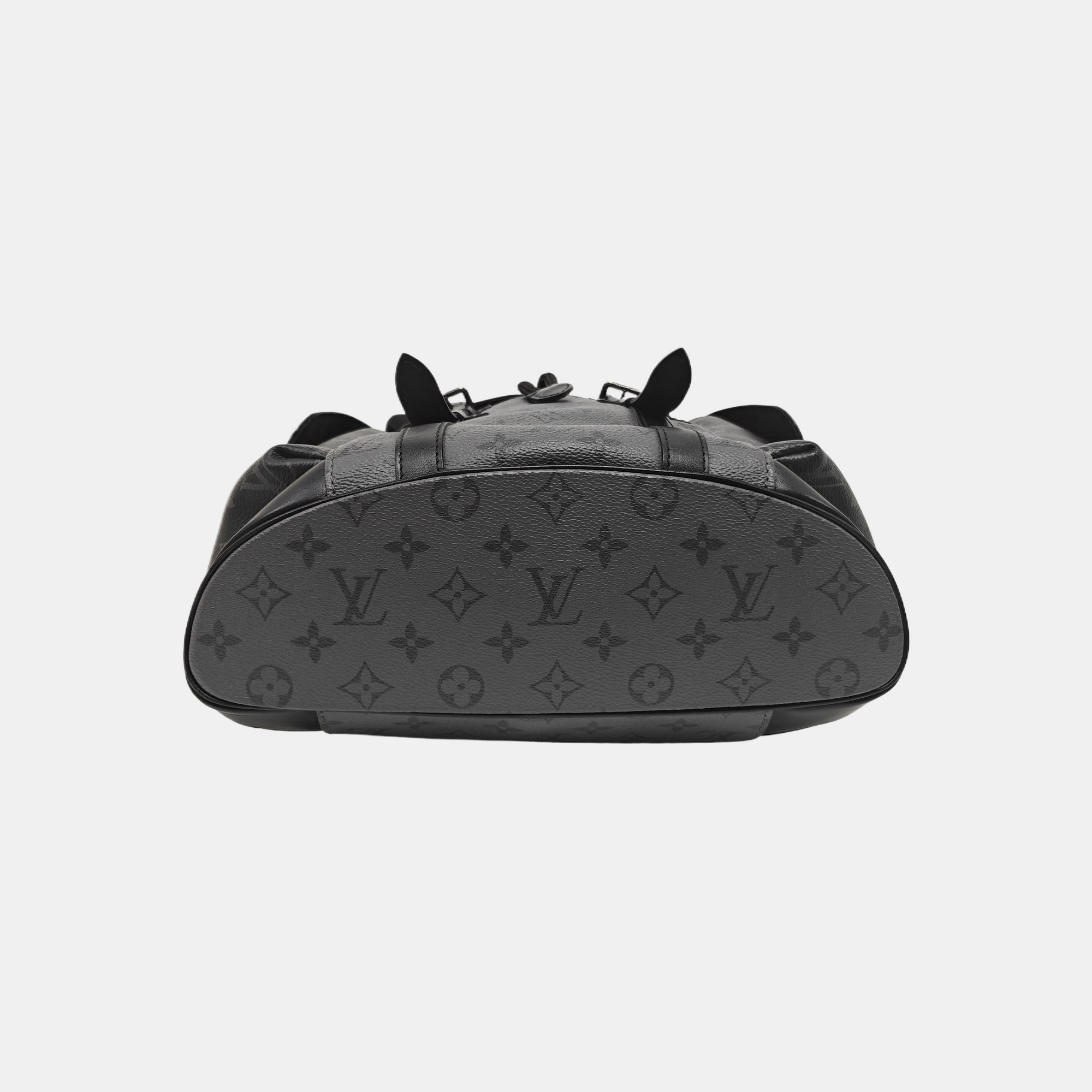 CHRISTOPHER PM Monogram Coated Canvas Gray