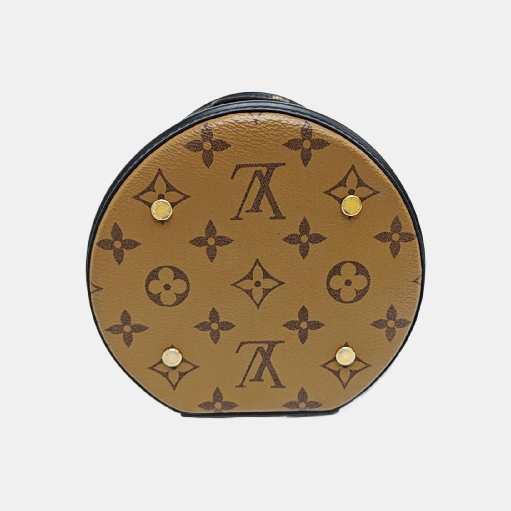 CANNES PM Monogram Coated Canvas Brown