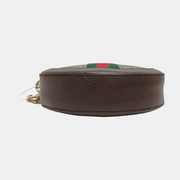 Ophidia Mini Monogram Lona Revestida Beige