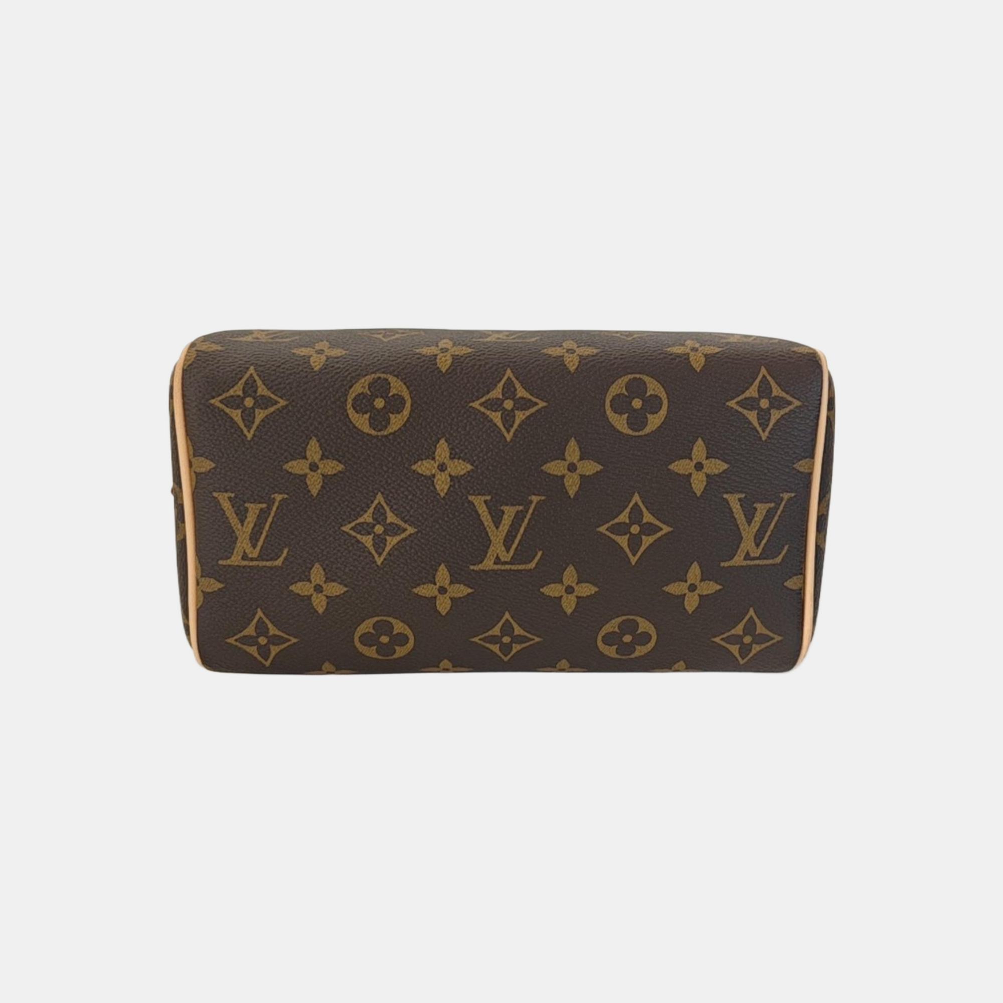 SPEEDY 20 Monogram Coated Canvas Brown