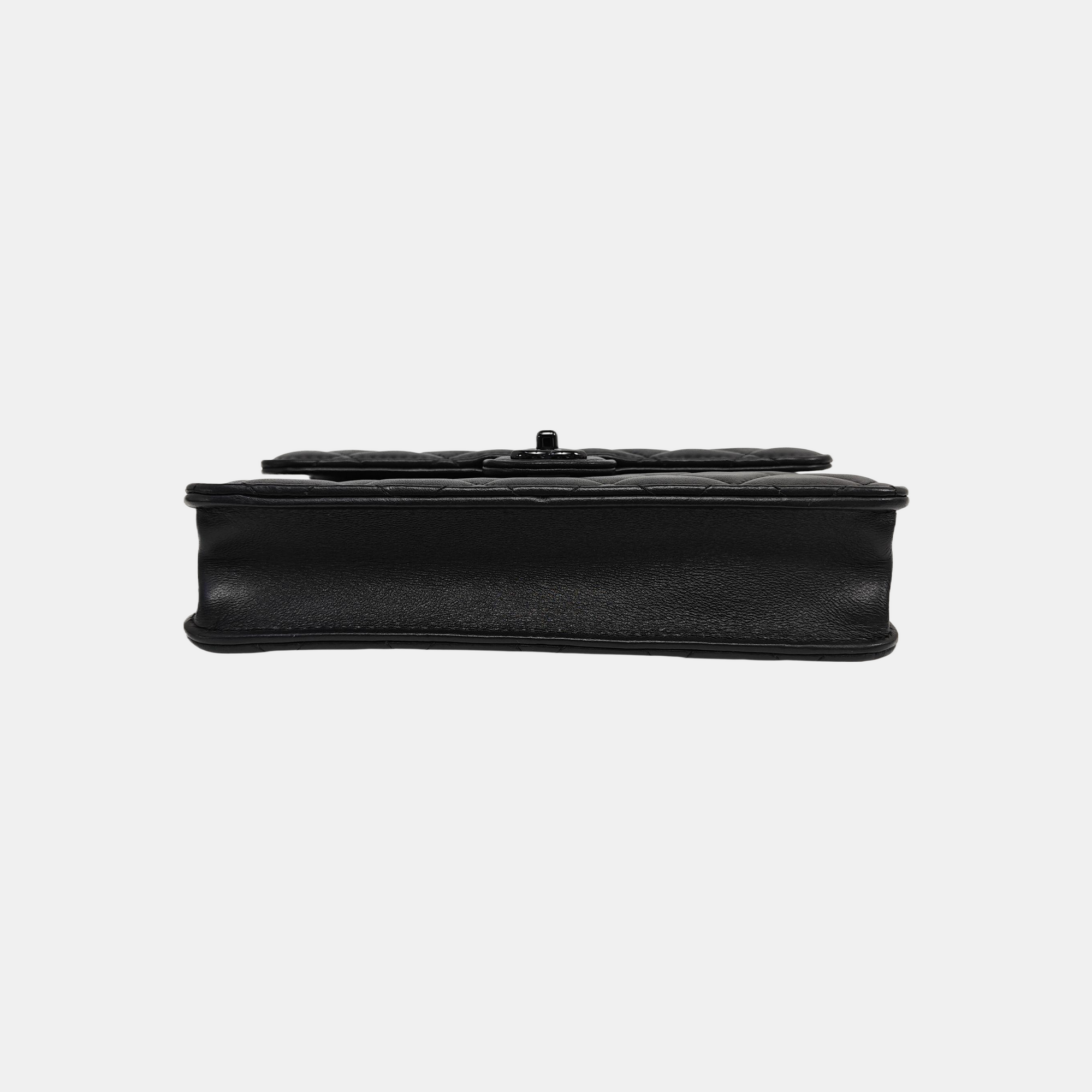 CLASSIC FLAP Mini Quilted Lambskin Black