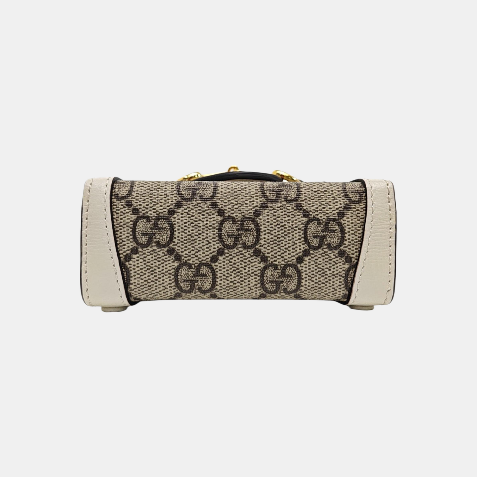Horsebit 1955 Mini Coated Canvas Beige