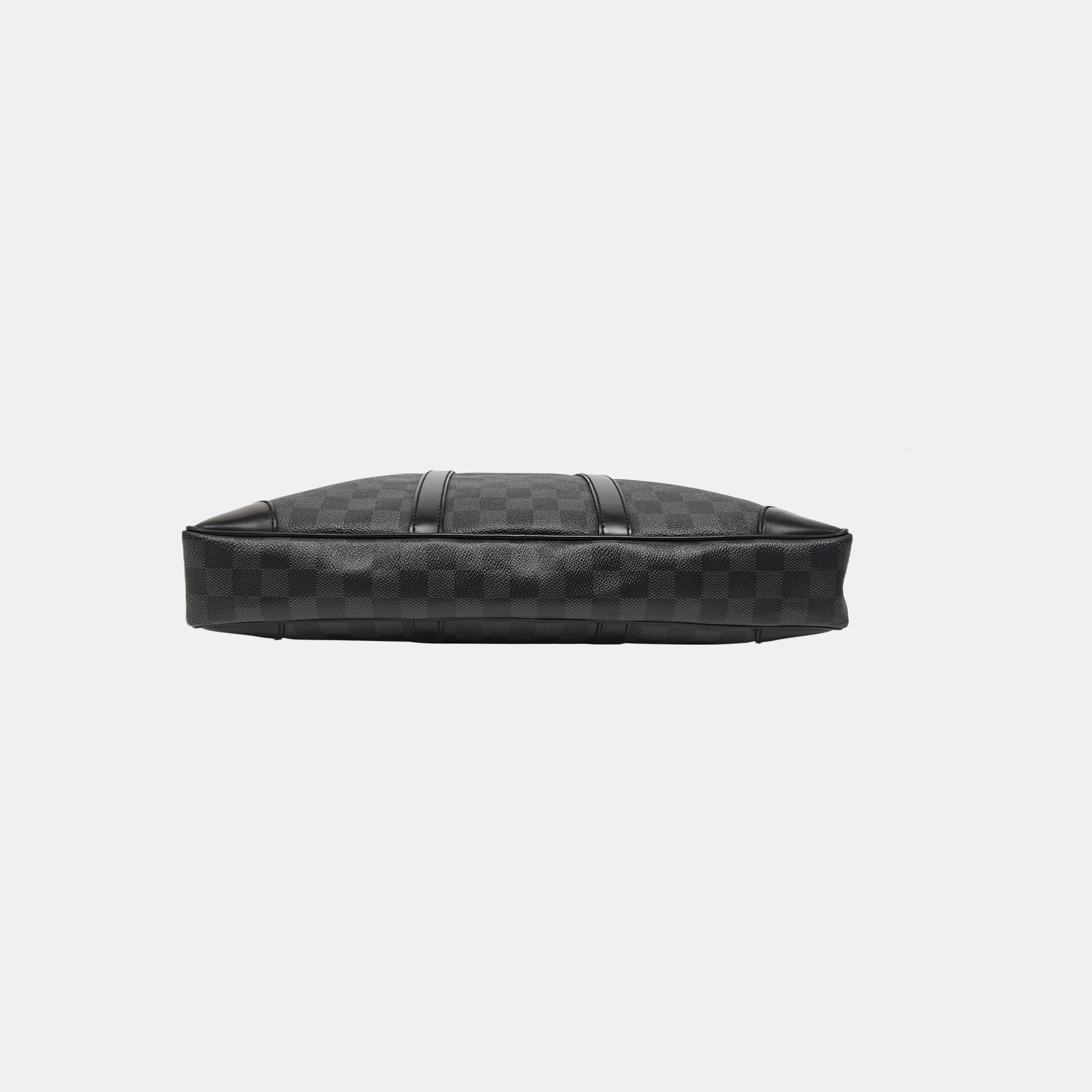 PORTE-DOCUMENTS Damier Graphite Coated Canvas Black