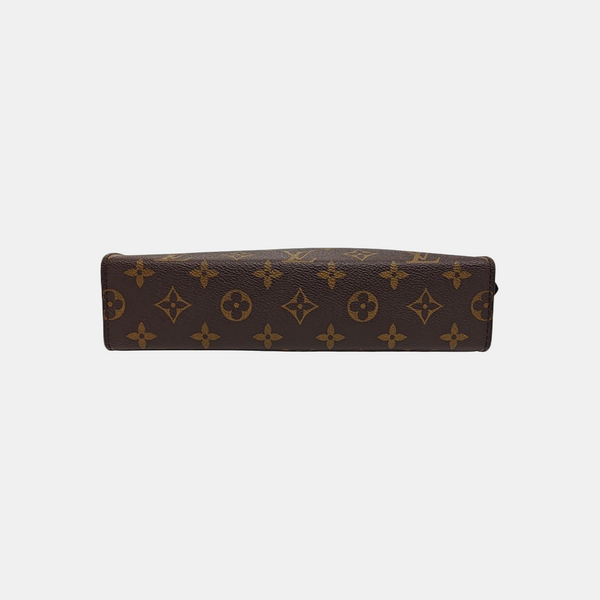 TOILET POCKET 26 Monogram Coated Canvas Brown