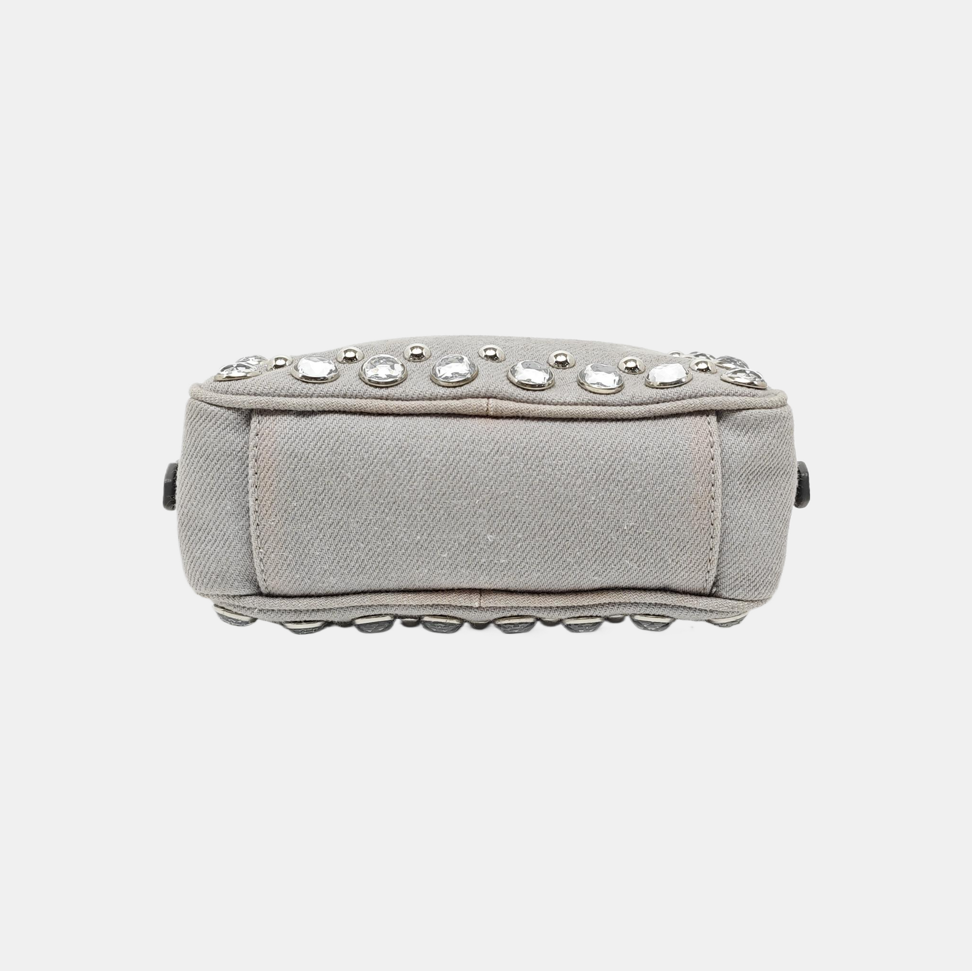 Canvas Shoulder Bag Gray