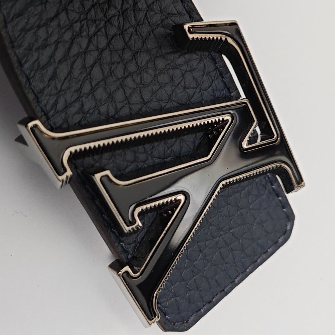 Leather Belt Blue