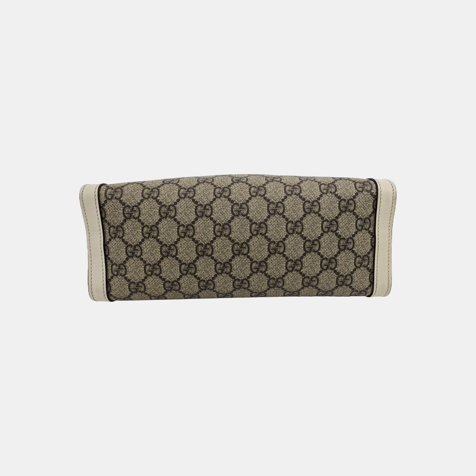 Padlock Small Monogram Coated Canvas Beige
